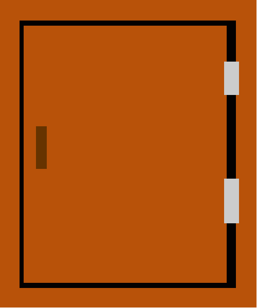 левая дверь